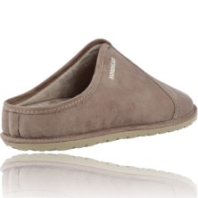 Calzados Vesga Zapatillas de Casa para Hombres Sin Talón Pantuflas Nordikas Tex Cab Microsuede 1285 Tex Cab color taupe foto 8