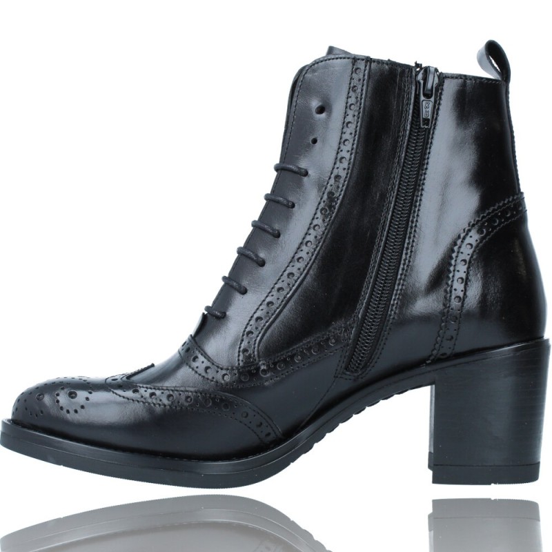 Zapatos Oxford con Cordón y Tacón para Mujer de Luis Gonzalo 5013M