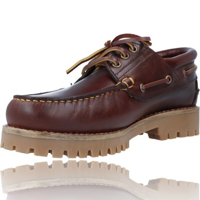 Calzados Vesga Zapatos Náuticos Casual de Piel para Hombres de Callaghan 21910 Timber Cro color marino foto 1