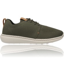 Calzados Vesga Zapatos Casual para Hombres de Clarks Step Urban Mix color verde foto 1