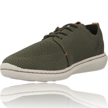 Calzados Vesga Zapatos Casual para Hombres de Clarks Step Urban Mix color verde foto 4