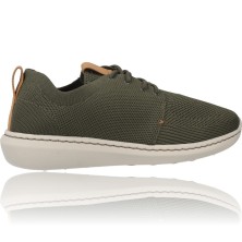 Calzados Vesga Zapatos Casual para Hombres de Clarks Step Urban Mix color verde foto 9