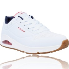 Calzados Vesga Deportivas Casual para Hombres de Skechers 52458 Uno - Stand On Air color blanco foto 2