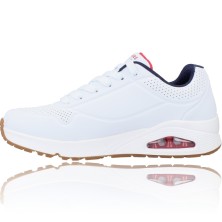 Calzados Vesga Deportivas Casual para Hombres de Skechers 52458 Uno - Stand On Air color blanco foto 5