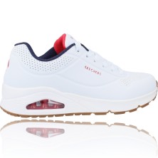 Calzados Vesga Deportivas Casual para Hombres de Skechers 52458 Uno - Stand On Air color blanco foto 9