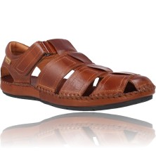 Calzados Vesga Sandalias Cangrejeras Casual Hombre de Pikolinos Tarifa 06J-5433 color cuero foto 2