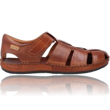 Calzados Vesga Sandalias Cangrejeras Casual Hombre de Pikolinos Tarifa 06J-5433 color cuero foto 1