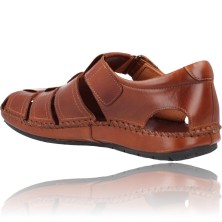 Calzados Vesga Sandalias Cangrejeras Casual Hombre de Pikolinos Tarifa 06J-5433 color cuero foto 6