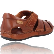 Calzados Vesga Sandalias Cangrejeras Casual Hombre de Pikolinos Tarifa 06J-5433 color cuero foto 8