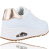 Skechers Damen Freizeitschuhe 155196 Uno - Shimmer Away