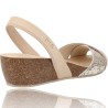 Menorcan Wedge Sandals for Women by Ria Bio Singapore Snake 33201-2