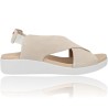 Casual Leather Wedge Sandals for Women by Pepe Menargues 10503