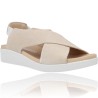 Casual Leather Wedge Sandals for Women by Pepe Menargues 10503