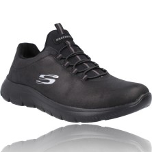 Calzados Vesga Zapatillas Deportivas para Mujer de Skechers Summits 88888301 negro foto 2