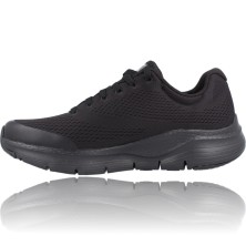 Calzados Vesga Zapatillas deportivas Casual para Hombre de Skechers 232040 Arch Fit negro foto 5