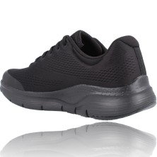 Calzados Vesga Zapatillas deportivas Casual para Hombre de Skechers 232040 Arch Fit negro foto 6