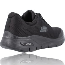 Calzados Vesga Zapatillas deportivas Casual para Hombre de Skechers 232040 Arch Fit negro foto 8