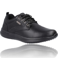 Calzados Vesga Zapatos Casual de Piel Waterproof para Hombres de Skechers 65693 Delson Antigo foto 2