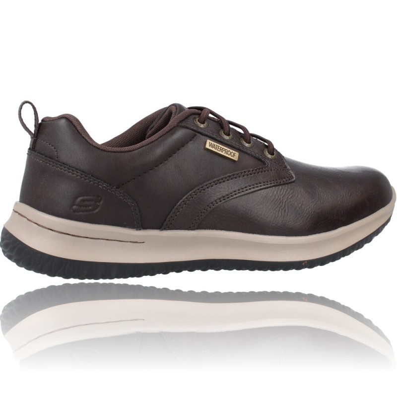 Tiza Saludo sociedad Skechers Delson 65693 Men's Waterproof Shoes - Vesga Footwear