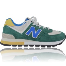 Calzados Vesga Deportivas Hombre Piel de New Balance ML574DVG Verde foto 1