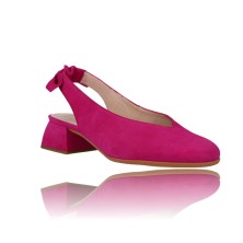 Calzados Vesga Zapatos Bailarinas Sin Talón para Mujer de Wonders D-9821 Audrey color fucsia foto 2