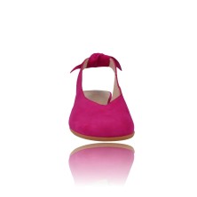 Calzados Vesga Zapatos Bailarinas Sin Talón para Mujer de Wonders D-9821 Audrey color fucsia foto 3