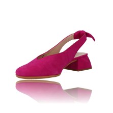 Calzados Vesga Zapatos Bailarinas Sin Talón para Mujer de Wonders D-9821 Audrey color fucsia foto 4