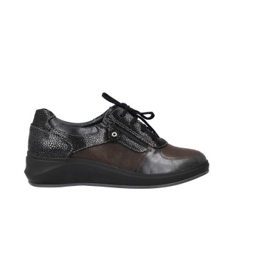 Zapatos Casual de Piel con Cordones para Mujeres de Suave 3414