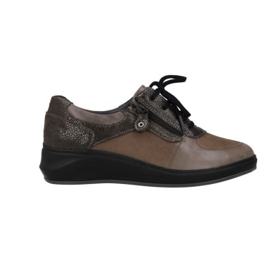 Casual Leather Shoes with Laces for Women by Suave 3414