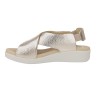 Sandalias Casual con Cuña de Piel para Mujer de Pepe Menargues 10503