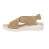 Sandalias Casual con Cuña de Piel para Mujer de Pepe Menargues 10503