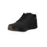 Deboss Durabuck With Pop Suede Heel Lace Up Fashion Sneaker