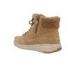 Waterproof Suede Lace Up Hiker Boot W/ Exposed Sherpa