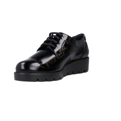 Zapatos Cordones Mujer de Callaghan 89844 Haman charol negro