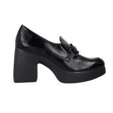 Zapatos Mocasines Tacón Mujer Wonders H-4961 Frau negro