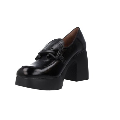 Zapatos Mocasines Tacón Mujer Wonders H-4961 Frau negro